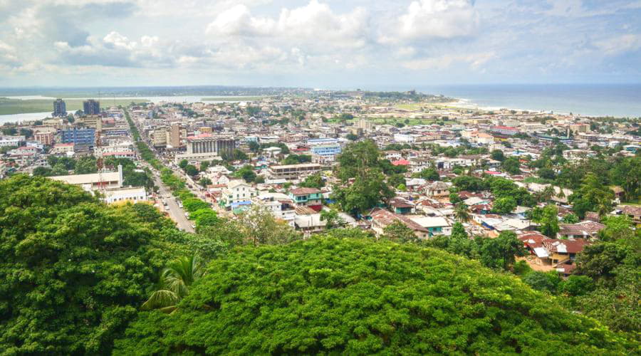 Die Top-Mietwagenauswahl am Flughafen Monrovia